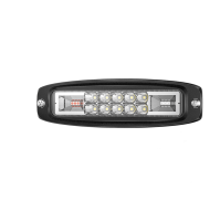 48W LED Boat -  DC9-60V - Black casing spreader light - Emmitt Color: Tri-color  - WK-48BTX-AZLED